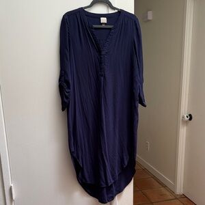 Cupid Navy Blue Tunic Dress L